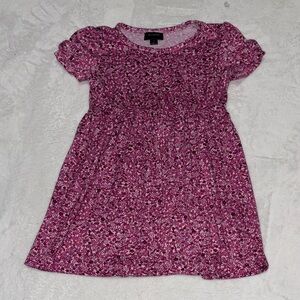 (2 for $10) Picapino Charming Pink Floral Kids Dress